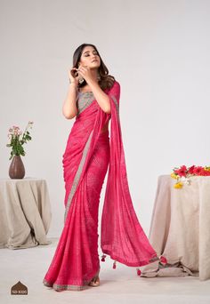 Stylish Saree, Multicolor Art, Saree Sale, Designer Sarees Collection, Saree Trends, Stylish Sarees, Lehenga Designs, Georgette Fabric