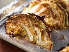 an image of some food that is on a tray and ready to be cooked in the oven