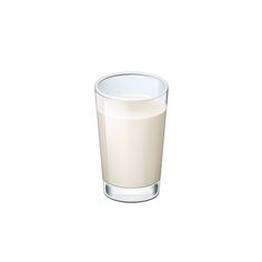 a glass filled with milk sitting on top of a table