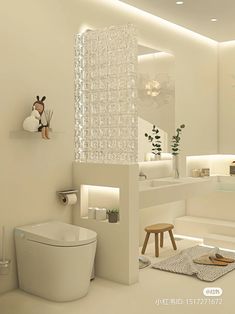 a white bathroom with a toilet, sink and bathtub in the middle of it