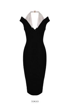 Elevate Your Style with Our Luxury Off-Shoulder Black Dress Introducing the perfect black dress for any occasion. This black formal dress is a versatile and elegant choice, whether you're attending a black-tie event, a wedding, a Christmas party, Derby Day, fashions on the field or a cocktail soirée. With its midi length and figure-hugging bodycon silhouette, it's a modern twist on the classic little black dress. The subtle bustier detail adds a touch of allure to this off-shoulder beauty. Our m Elegant Bodycon V-neck Evening Dress, Bodycon Evening Dress For Gala, Gala Bodycon Evening Dress, Glamorous Sleeveless Bandage Dress For Formal Occasions, Elegant Holiday Party Evening Dress, Elegant Sleeveless Bandage Dress For Gala, Elegant V-neck Bodycon Dress For Formal Occasions, Formal V-neck Bodycon Evening Dress, Sleeveless Bandage Dress For Formal Parties