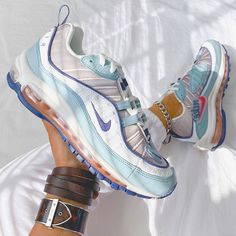 Nike Air Max 98 Sneakers New With Box, Without Lid Cars Ideas, Nike Air Max 98, Crafts Origami, Air Max 98, Shoes Nike Air, Fresh Shoes, Shoe Inspo, Fashion Wishlist, Sneaker Collection