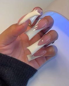 Curved Nails, Punk Nails, Long Acrylic Nail Designs, Duck Nails, Dope Nail Designs, Exotic Nails, Long Acrylic Nails Coffin, Unique Acrylic Nails