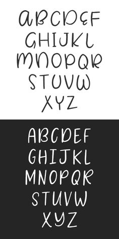 some type of font that is black and white with the letters below it in different colors