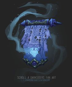 the scroll and darksiders fan art