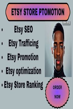 an image of a man with the words efsy store promotion on his face