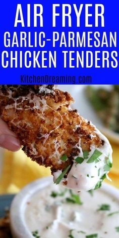 chicken tenders with parmesan and sour cream sauce