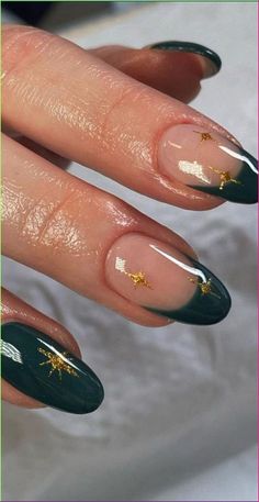 Nails Biab Autumn, Green September Nails, Autumnal Nail Art, Fall Summer Nails, Gel X Nail Inspo Almond, Fall Themed Acrylic Nails, Fall Autumn Nail Designs, Fall Blooming Gel Nails, Pretty Elegant Nails