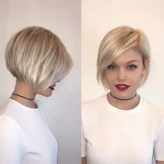 Kort Bob, Blonde Bob Hairstyles, Cosplay Hair, Short Layered Haircuts, Bob Haircuts For Women, Short Bob Haircuts, Penteado Cabelo Curto, Trending Hairstyles, Short Blonde