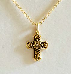 "- Men's gorgeous pure 14K Gold Ankh Egyptian Christian Cross Pendant, or Necklace, with 14K Gold Filled Double Link Cable Chain. See Photos #1-4. - Solid 14K Gold Egyptian Ankh Cross is center stage in this awesome Pendant, or Necklace. It has a bright shiny rim and slight texture on the background. - Chain Length is 20\". - Cross measures 7/8\" x 1/2\". Drop Length from Chain is 1\" including the Bail. - 14K Gold Filled Double Link Cable Chain. - Closure is with a 14K Gold Filled Lobster Claw Ankh Egyptian, Panther Head, Egyptian Ankh, Sand Dollar Pendant, Ankh Cross, Gold Sand, Gold Cross Pendant, Hammered Gold, Christian Cross