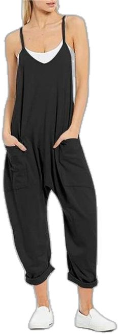 Jumpsuits For Women Black, Postpartum Pajamas, Fall Overalls, Bright Leggings, Fashion Overalls, Harem Jumpsuits, Jumpsuit With Pockets, Harem Pant, Uniform Pants