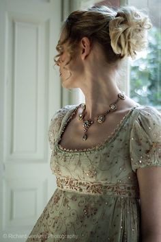 Regency Era Aesthetic, Richard Jenkins Photography, Gown Aesthetic, Richard Jenkins, Regency Gown, Regency Era Fashion, Heirloom Dresses, 1800s Fashion, Regency Dress