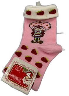 Sweet Pink Socks For Gifts, Pink Socks, Casual Socks, Strawberry Shortcake, Socks, Ships, Collage, Pink, Pins