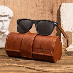 This sunglasses is made of Walnut wood for legs and PC for lens frame. They are stylish wayfarer style sunglasses with distressed full-grain premium leather sunglasses case. Picture your entire wedding party wedding matching personalized sunglasses.  You can customize the style you like for your husband,boy friend and father. It is also a great wedding gift for groomsman , best men . PRODUCT INFO: ◆POLARIZED WOOD SUNGLASSES: Polarized lenses offer 100% UVA / UVB protection and fully protect agai Groomsmen Sunglasses, Groomsmen Boxes, Gifts For Groomsmen, Groomsmen Proposal Gifts, Personalized Sunglasses, Wedding Gifts For Groomsmen, Bachelor Party Gifts, Groomsmen Wedding, Custom Sunglasses