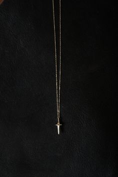 Pamela Love Dagger Necklace Nyc Design, Bold Jewelry, Pamela Love, Recycled Gold, Story Ideas, Pretty Jewellery, Cable Chain, Chic Outfits, Arrow Necklace