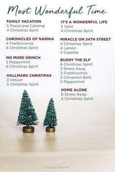 Christmas Oil Blends, Diffuser Blends Young Living, Christmas Diffuser Blends, Living Oils Recipes, Yl Oils