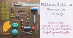 the ultimate guide to sewing for charity