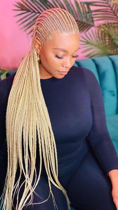 Blonde Straight Back Braids, Straight Back Hairstyle, Straight Back Hairstyles, Back Braids, Hairstyle Ideas For Black Women, Straight Backs, Straight Back Braids, Back Hairstyle, Corn Row