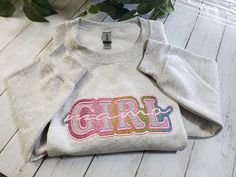 Embroidered "Girl Mama" Glitter Sweatshirt. Girl Mama Mother's Day Hoodie, Boy Mama Sweatshirt This is a embroidered applique design. Make a statement with our "Girl Mama Glitter Sweatshirt"! The glitter design adds a touch of glamour and sparkle. Consider yourself the  cool mom. This comfortable and stylish sweatshirt is the perfect addition to your wardrobe. The glitter design adds a touch of glamour and sparkle.  Show off your mom status with pride. Perfect for any occasion whether it be runn Casual Long Sleeve Glitter Print Sweatshirt, Casual Long Sleeve Sweatshirt With Glitter Print, Casual Glitter Print Long Sleeve Sweatshirt, Cotton Glitter Print Long Sleeve Sweatshirt, Long Sleeve Cotton Sweatshirt With Glitter Print, Hoodie Boy, Sweatshirt Girl, Applique Sweatshirt, Boy Mama