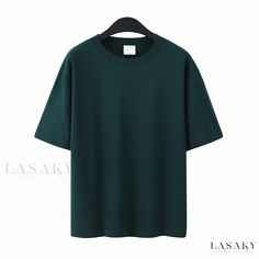 Lasaky - Soft Cotton Half-Sleeve Tops for Women Lady Tops, Mens Fashion Sweaters, Yellow Tees, Men Tshirt, Blank T Shirts, Half Sleeve Tops, Green And Khaki, Tops For Women, Summer Tshirts