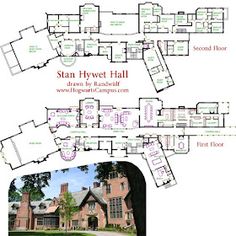 architect design™: Stan Hywet - a tour inside English Country Estate, Musician Room, Castle Plans, American Mansions, Minecraft Houses Blueprints, Hall Flooring, Indoor Swimming Pool