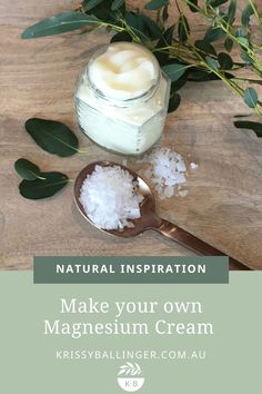 Research is suggesting that we absorb more magnesium transdermally, hence the growing trend of magnesium oil and magnesium cream. For some people, it is easier to apply a cream rather than a liquid spray, to specific areas of the body. #magnesium #health #diyrecipes #naturallyinspired #naturaldiy Magnesium Butter, Tallow Recipe, Burn Care, Magnesium Flakes, Magnesium Oil Spray, Magnesium Spray, Diy Cream