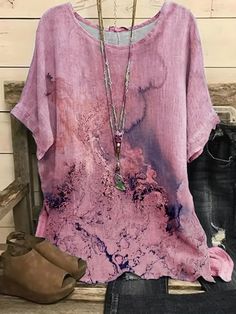 Shirt Blouse Designs, Time Tracking, Insurance Coverage, Tie Dye Shorts, Tie And Dye, Basic Tops, Linen Top, Casual Blouse, Plus Size Shirts