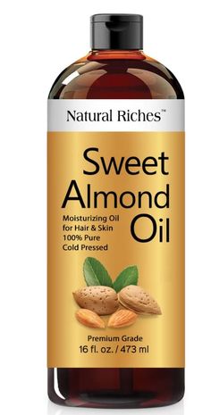 PRICES MAY VARY. Fast Absorbing pure moisturizing non-greasy Sweet Almond oil :Promotes healthy looking skin from Natural Riches This Premium quality super triple A grade pure and natural sweet California grown Almond oil - Cold pressed, Therapeutic Grade, no additives, fillers or chemicals made and bottled in USA. Excellent for Body Massages Odorless Excellent for Skin and Hair: Sweet Almond Oil is a great antioxidant. Rich in Vitamins A, B, D, E and Omega Fatty Acids. It quickly soaks into you Vitamin E Oil For Skin, Face Wash Recipe, Diy Face Wash, Helpful Advice, Skincare Selfcare, Skincare Secrets, Oil For Skin, Soft Smooth Skin, Full Body Massage