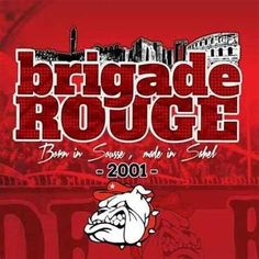 the front cover of brigade rough, featuring an image of a bulldog's head