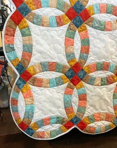 Double Wedding Ring Quilt Pattern, Wedding Ring Quilt Templates, Wedding Ring Quilt Pattern, Ring Quilt Pattern, Wedding Ring Quilt Block, Wedding Dress Quilt, Wedding Rin, Irish Wedding Rings, Hexagon Quilt Pattern