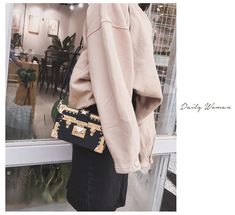 Item Type: Handbags Pattern Type: Solid Number of Handles/Straps: Single Style: Fashion Shape: Flap Exterior: None Hardness: Hard Types of bags: Shoulder & Cross body Bags Main Material: PU Decoration: Rivet Closure Type: Hasp Handbags Type: Shoulder Bags Lining Material: Polyester Gender: Women Occasion: Versatile Interior: No Pocket Everyday Rectangular Bag With Lock, Everyday Rectangular Bags With Lock, Gold Bag With Lock For Shopping, Gold Shopping Bag With Lock Detail, Gold Shopping Bag With Lock, Gold Shopping Bags With Lock, Gold Travel Bag With Lock, Rectangular Shoulder Bag With Lock For Daily Use, Chic Shoulder Bag With Lock For Shopping