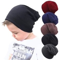 Cotton blend COMFORTABLE TO WEAR: This Baby boys kids hat is made of high quality cotton materials and well designed, Fit Spring summer autumn winter very good stretchy hat.  Adjustable Size: Suitable for 6 Months To 5 Years Old.  HIGH QUALITY: This toddler beanie cap is made of durable materials which are Eco-friendly and comfortable. With its light weight, this hat will not cause pressure on your kids’ head.  Package includes： 5x hats (brown ,black, dark grey, wine red , dark blue). Baby Boy Beanies, Cheap Baby Clothes, Boys Beanie, Toddler Beanie, Girl Beanie, Cotton Beanie, Kids Beanies, Toddler Headbands