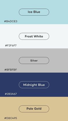 four different color options for the font and numbers on this page are blue, white, yellow