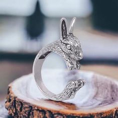 🐰 Hop into style with our charming Rabbit Adjustable Ring, available in elegant Silver. 🎁 Looking for the perfect gift for animal lovers? Look no further! This adorable ring is an ideal present for birthdays, holidays, or any occasion. 🌟 Crafted with intricate detail, our Rabbit ring captures the cute essence of these beloved creatures. Whether you're a rabbit enthusiast or simply adore unique jewelry, this ring is sure to delight. 💖 But that's not all - with each purchase, a portion of the Animals Unique, Rabbit Ring, Endangered Wildlife, Endangered Animals, Silver Accessories, Animal Lovers, Adjustable Ring, Adjustable Rings, Rings Statement