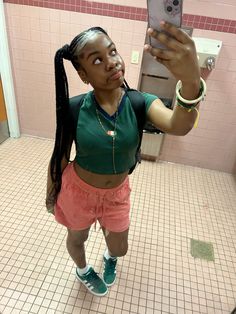 School Outfit, Black Hair, High School, Ootd, Outfit Inspo, Quick Saves, Pins, Black