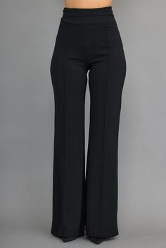 [AffiliateLink] High Waist Pant This Are The Type Of Pants That You Want In Your Closet, They Are Go With Everything While Creating A Great Figure. Solid, Perfect Fit, High Waist Pants. Front Line, Flared Leg Design, With A Zipper On The Back. The Fabric Is A Mixture Of Polyester And Spandex. #highwaistpantsforwomenformal