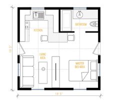 the floor plan for a small apartment