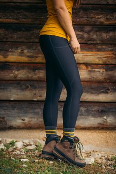 Technical trekking leggings made from durable and highly functional stretch fabric. Trekking Leggings, Camping Instagram Pictures, Durable Leggings, Tight Outfits, Mountain Activities, Hiking Outfits, Clothing Aesthetic, Aztec Sweater, Summer Leggings