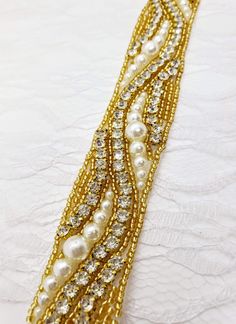 Gold Beaded Bridal Belt For Party, Elegant Gold Bridal Belt With Rhinestones, Gold Crystal Bridal Belt For Wedding, Gold Crystal Bridal Belt For Party, Wedding Dress Pearl, Wedding Dress Straps, Straps Wedding Dress, Dress Pearl, Bride Wedding Dress