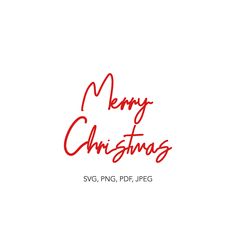 merry christmas svg and png