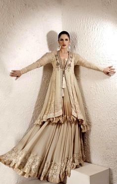 New Design Party Wear Dress, Frock With Sharara, Pakistani Sharara Suit, Layered Pants, Sharara Dress, Gown Designs, Sharara Designs, Wedding Outfits For Women, Latest Bridal Dresses