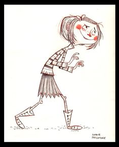 Living Lines Library: Coraline (2009) - Character Design Coraline, Stop Motion