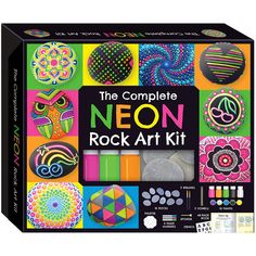 the complete neon rock art kit