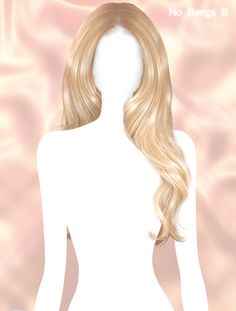 a white mannequin with long blonde hair