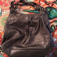 Brand New Never Worn. No Shoulder Strap ***As Always All Items Are From A Smoke Free Home**** Coach Sling Bag, Coach Sling, Black Leather Satchel, Skull Hoodie, Embellished Sandals, Purple Leather, Satchel Purse, Metallic Bag, Coach Leather