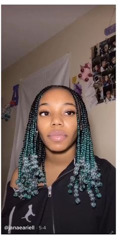 Knotless With Beads, Twist Braid Hairstyles, Box Braid