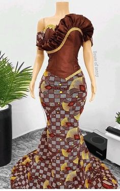 African Bride Dress, Nigerian Lace Dress, Asoebi Style, Ideas For Weddings, Prewedding Shoot, Trendy Ankara Styles, Kente Dress