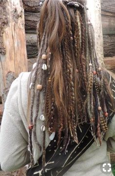 Dread Hair Extensions, Wool Dreadlocks, Dreadlock Jewelry, Double Ended Dreads, Dreadlock Beads, Hippie Hair, Dread Beads, Dread Hairstyles