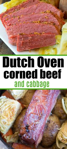 this dutch oven corned beef and cabbage is the perfect side dish for any meal