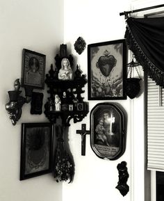 christianity Christian Gothic Aesthetic, Goth Decorations, Christian Goth, Goth Room, Victorian Room, Gothic Wall Decor, Gothic Interior, Dark Home Decor